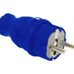 Bemis Ups Düz Fiş (mavi) IP44 BV2-1402-2031