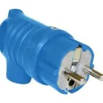 Bemis Ups Kulplu Eğik Fiş (mavi) IP44