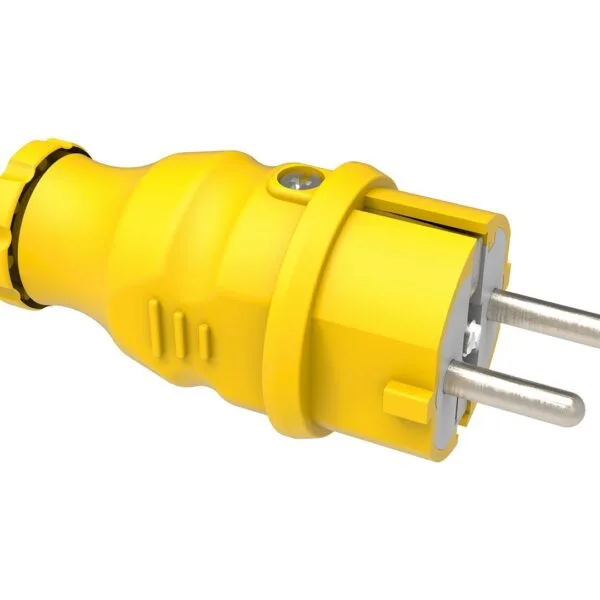 Bemis Düz Fiş (Sarı) IP44