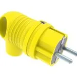 Bemis Kulplu Eğik Fiş (Sarı) IP44