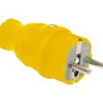 Bemis UPS Düz Fiş (Sarı) IP44