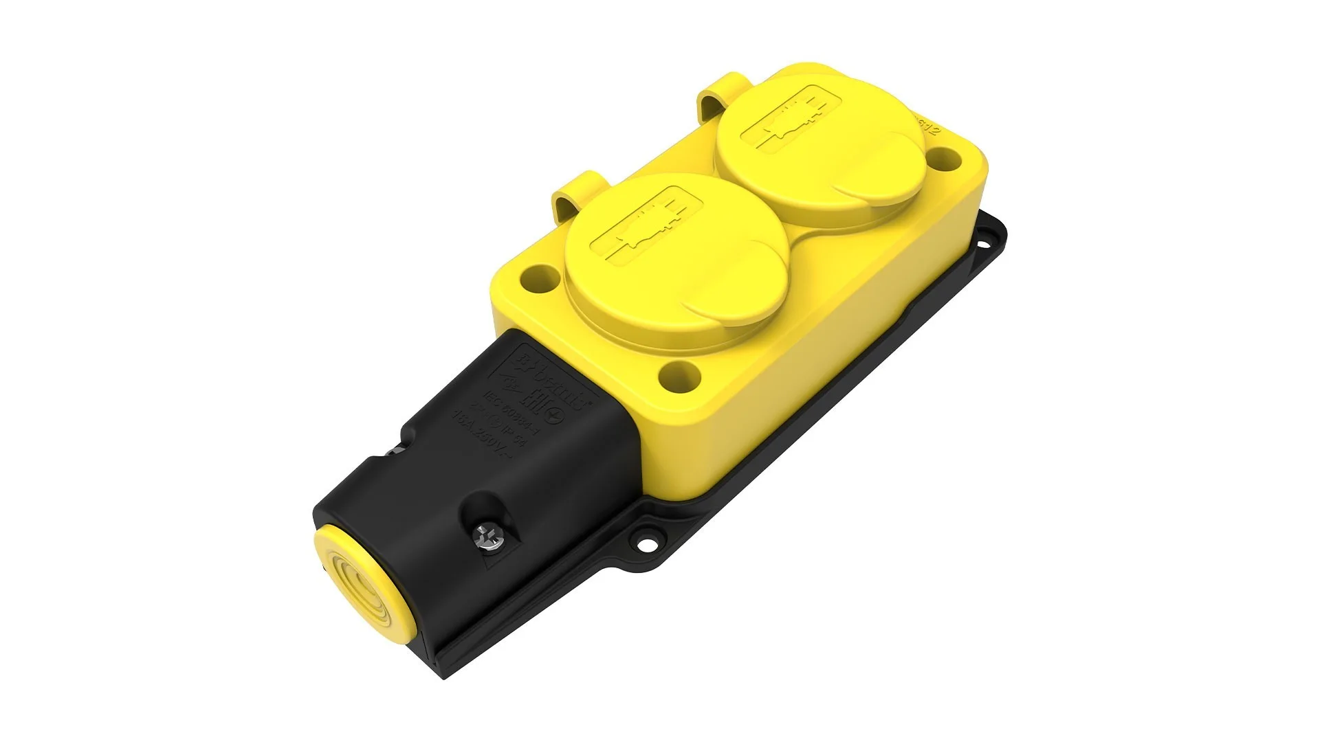 Bemis BV3-1402-3612 Bemis İkili Grup Priz (Sarı) IP54