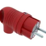 Bemis Kulplu Eğik Fiş (Kırmızı) IP44