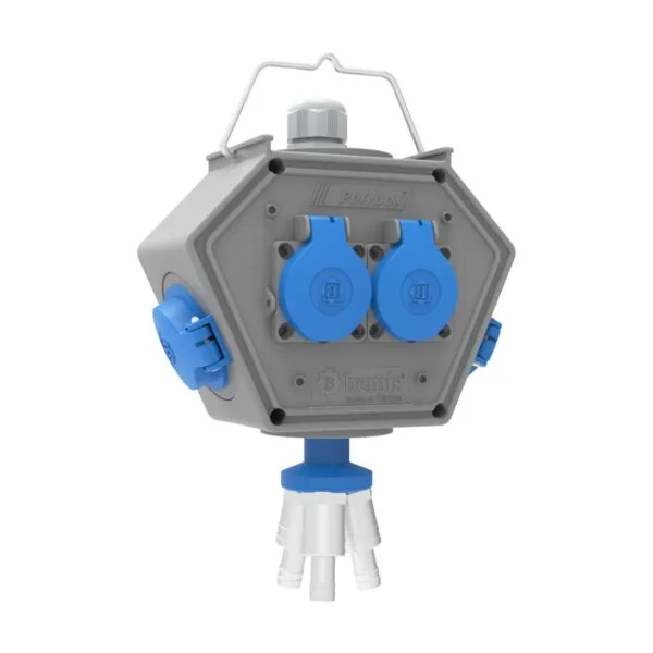 Bemis CEE Norm 1/16A. 4 Ad. + 3 Hava Çıkışlı Box IP44