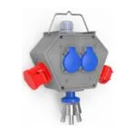 Bemis CEE Norm 5/16A. 2 Ad. + 1/16A. 2 Ad. + 3 Hava Çıkışlı Box IP44