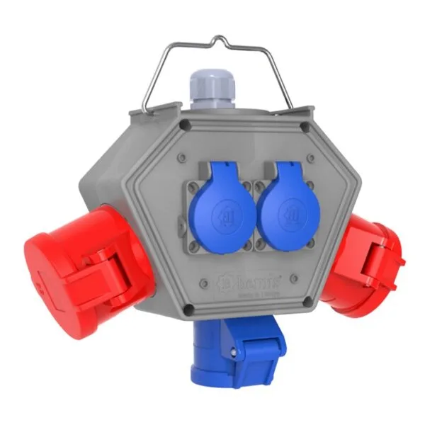 Bemis Cee Norm 5/16A. 2 Ad. + 3/16A. 1 Ad. + 1/16A. 2 Ad. Box IP44