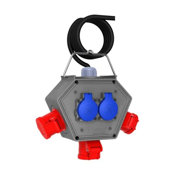 Bemis Cee Norm 5/16A. 3 Ad. + 1/16A. 2 Ad. + 1,5M Kablolu Box IP44
