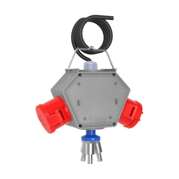 Bemis CEE Norm 5/32A. 2 Ad. + 1,5m Kablolu, 3 Hava Çıkışlı Box IP44