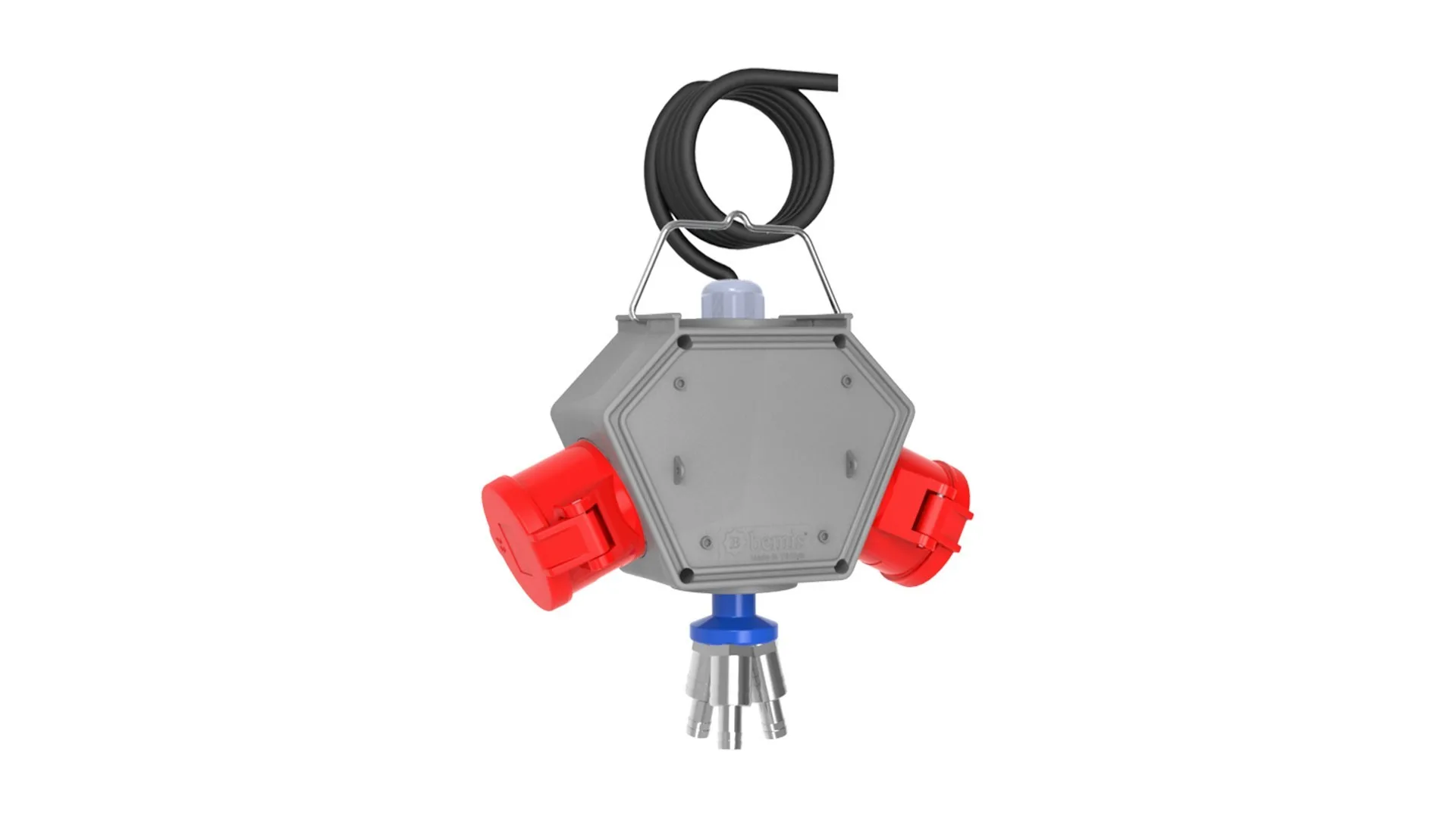 Bemis BX1K0770-0013 Bemis CEE Norm 5/32A. 2 Ad. + 1,5m Kablolu, 3 Hava Çıkışlı Box IP44