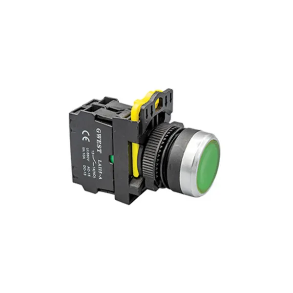 Gwest A5 - 10D-110 (yeşil) 110V LED Işıklı Start Buton