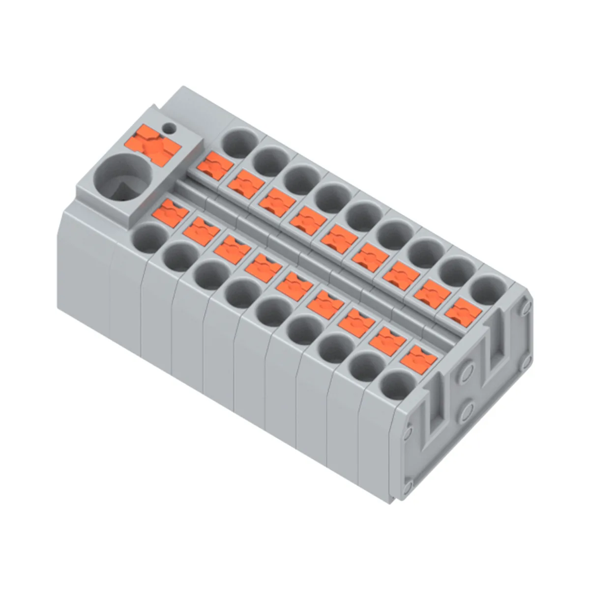 Gwest GW6 S2.5-18 Gwest GW6 S2.5-18 6mm² Girişli (2.5mm²) Dağıtım Bloğu