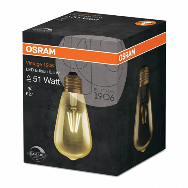 Osram Dimlenebilir Led Vintage Ampul 6 5 W