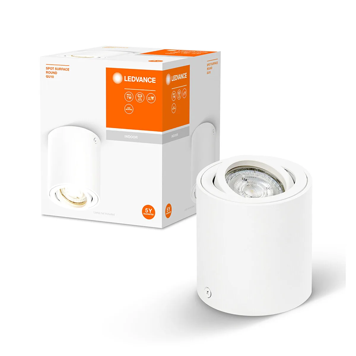 Osram Osram Spot Surface Round Wt Gu10 Osram Spot Surface Round Wt Gu10