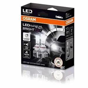 Osram Far Ampulu Led Hb4 Hir2 12v 19w Bright Model 9006dwbrt 2hfb