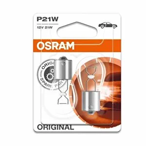 Osram Yardimci Sinyal Lamba Metal Tabanli P21w 12v 25w 7506 2bl
