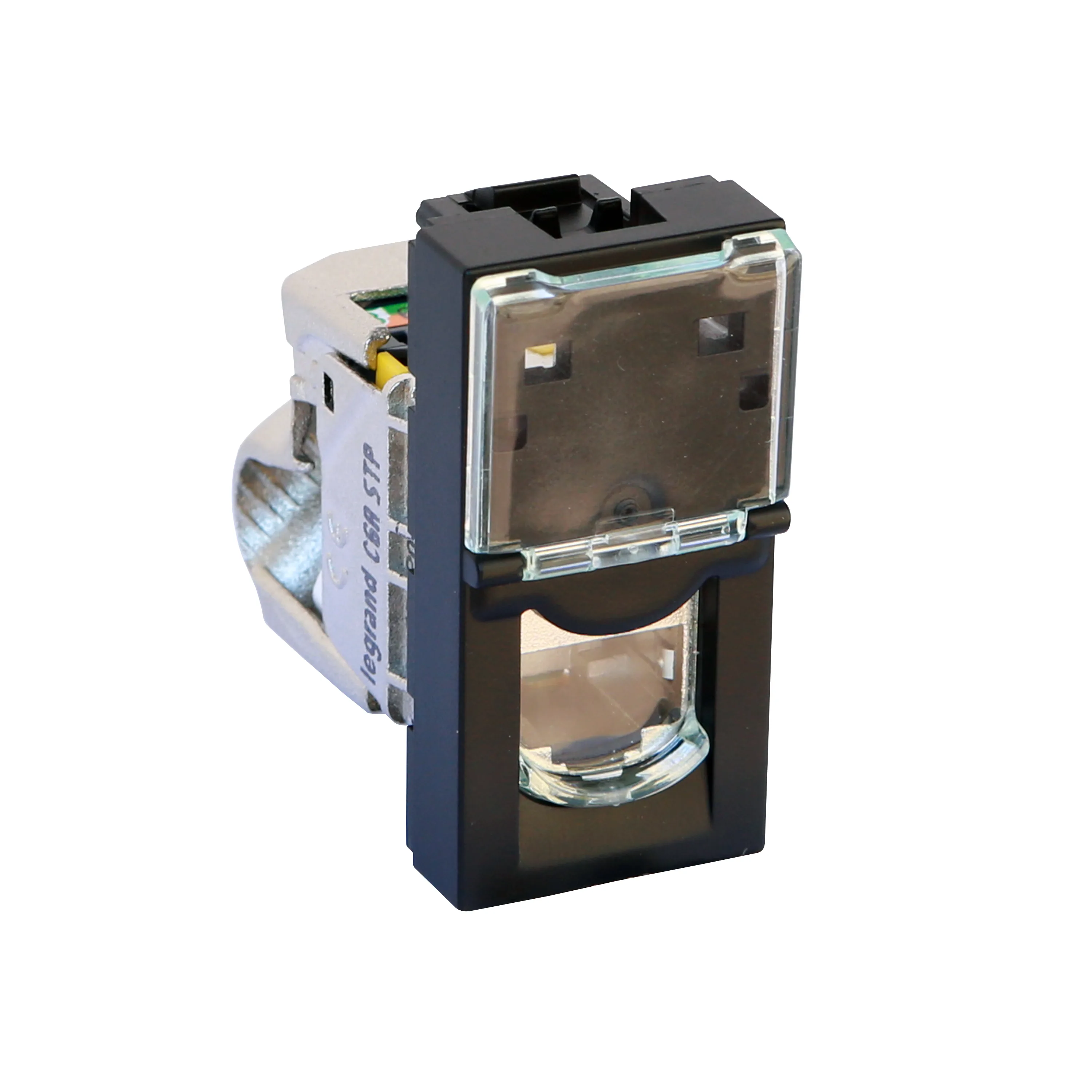 Legrand 079173L RJ45 CAT6A Stp, 1 Modül, Siyah