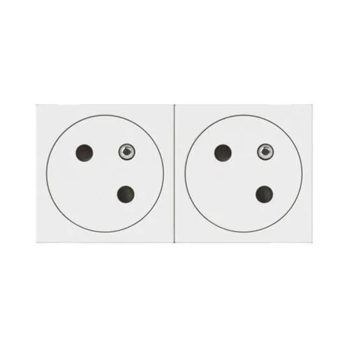 Legrand 278164L İkili Düz Yüzey UPS Priz, 45°, Ç.k, Otomatik, 16A, 250V~, 4M, Beyaz