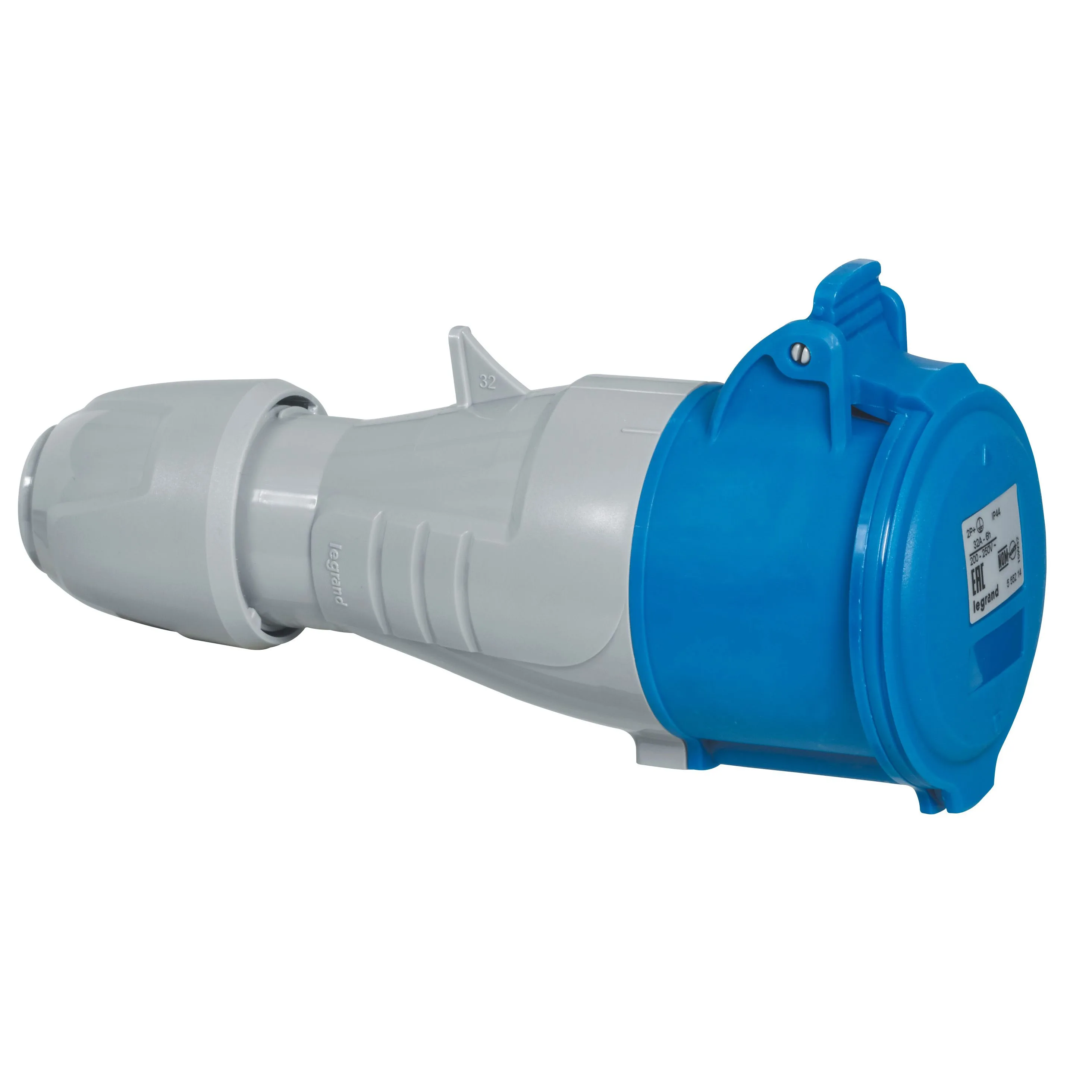 Legrand 555214 P17 Uzatma Priz 200/250V 32A 2P+T IP44