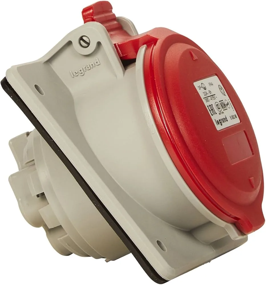 Legrand 555288 P17 Eğik Makina Priz 380/415V 32A 3P+T IP44