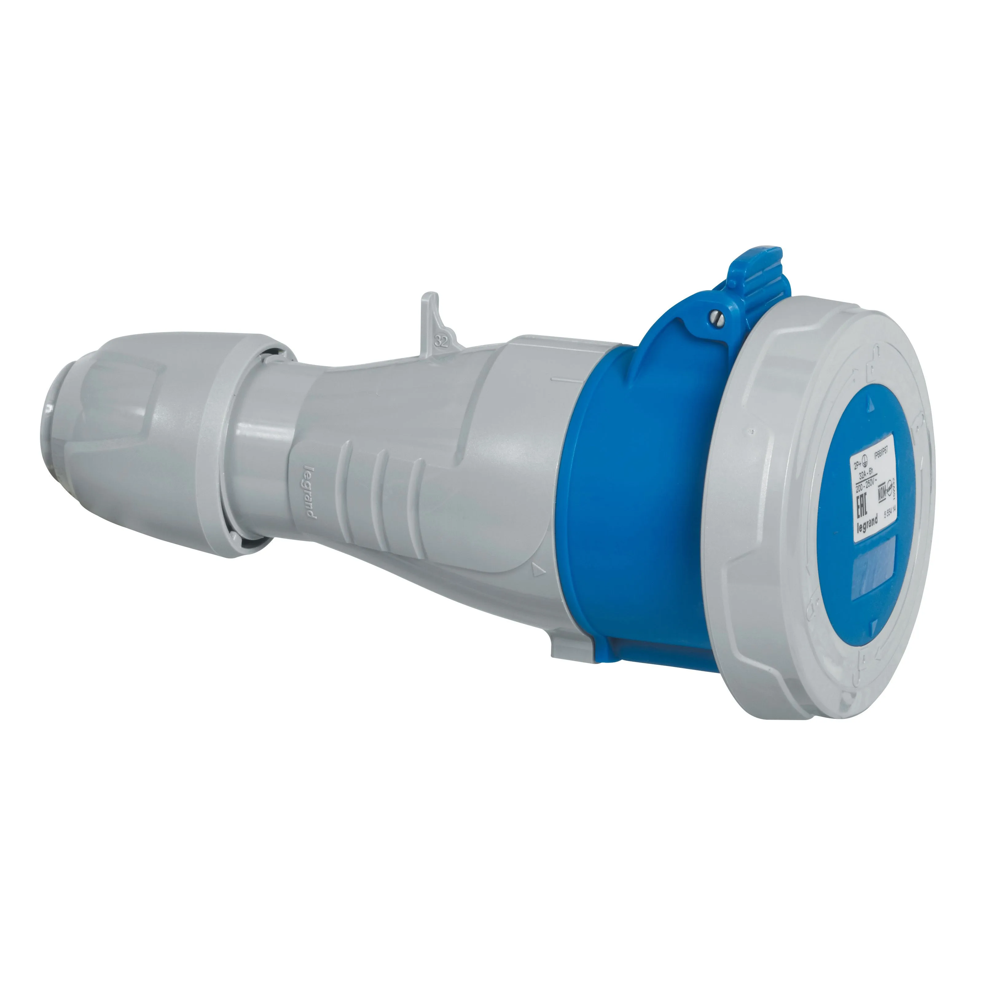 Legrand 555414 P17 Uzatma Priz 200/250V 32A 2P+T IP66/67