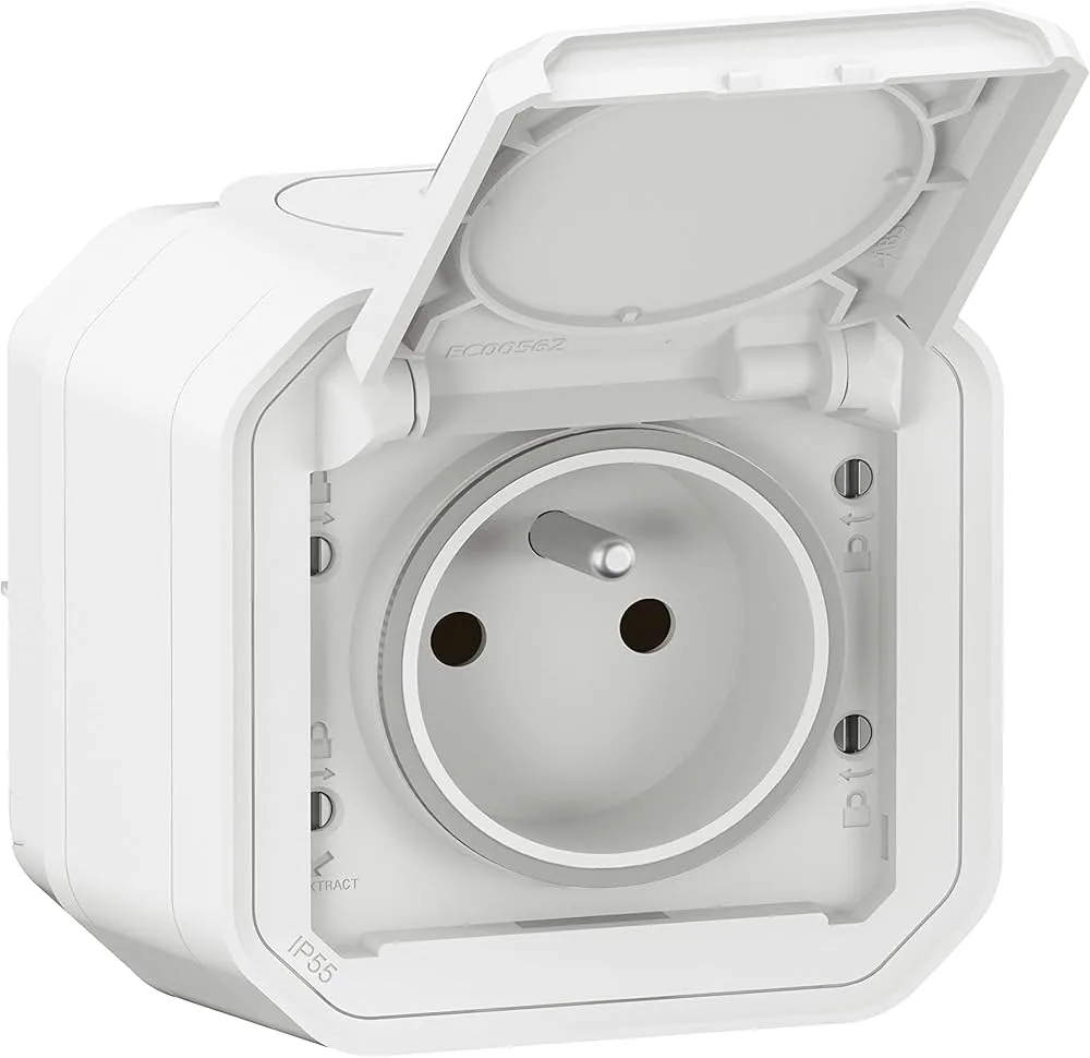 Legrand 555659 P17 Sıva üstü priz 125A 4P+T 415V IP67