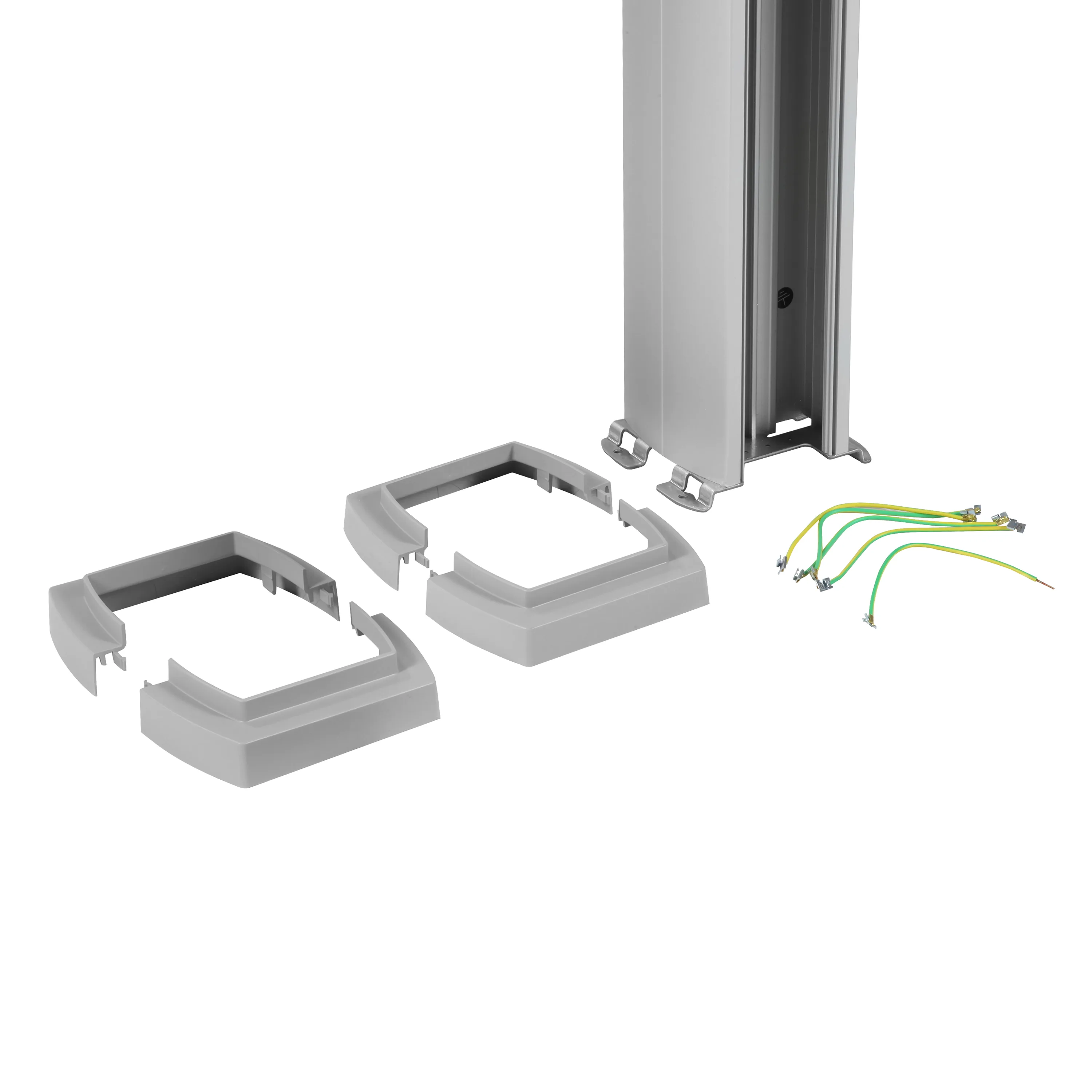 Legrand 653131 Kaideli Sütunlar, İki Bölmeli, 2.7 M, Alüminyum