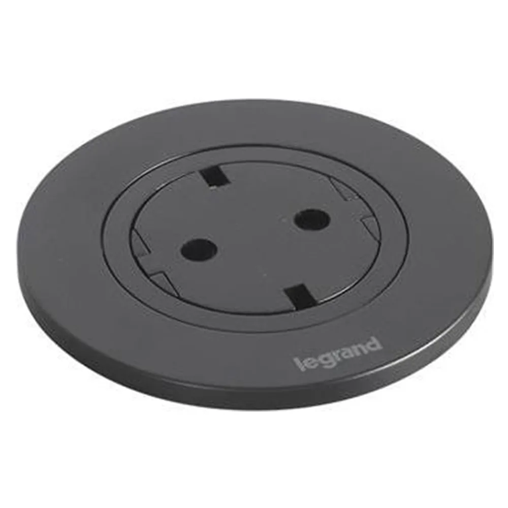 Legrand 654726 Incara Dısq 60 1 Top.priz Siyah Kabl. 2M Fr/alman Fiş