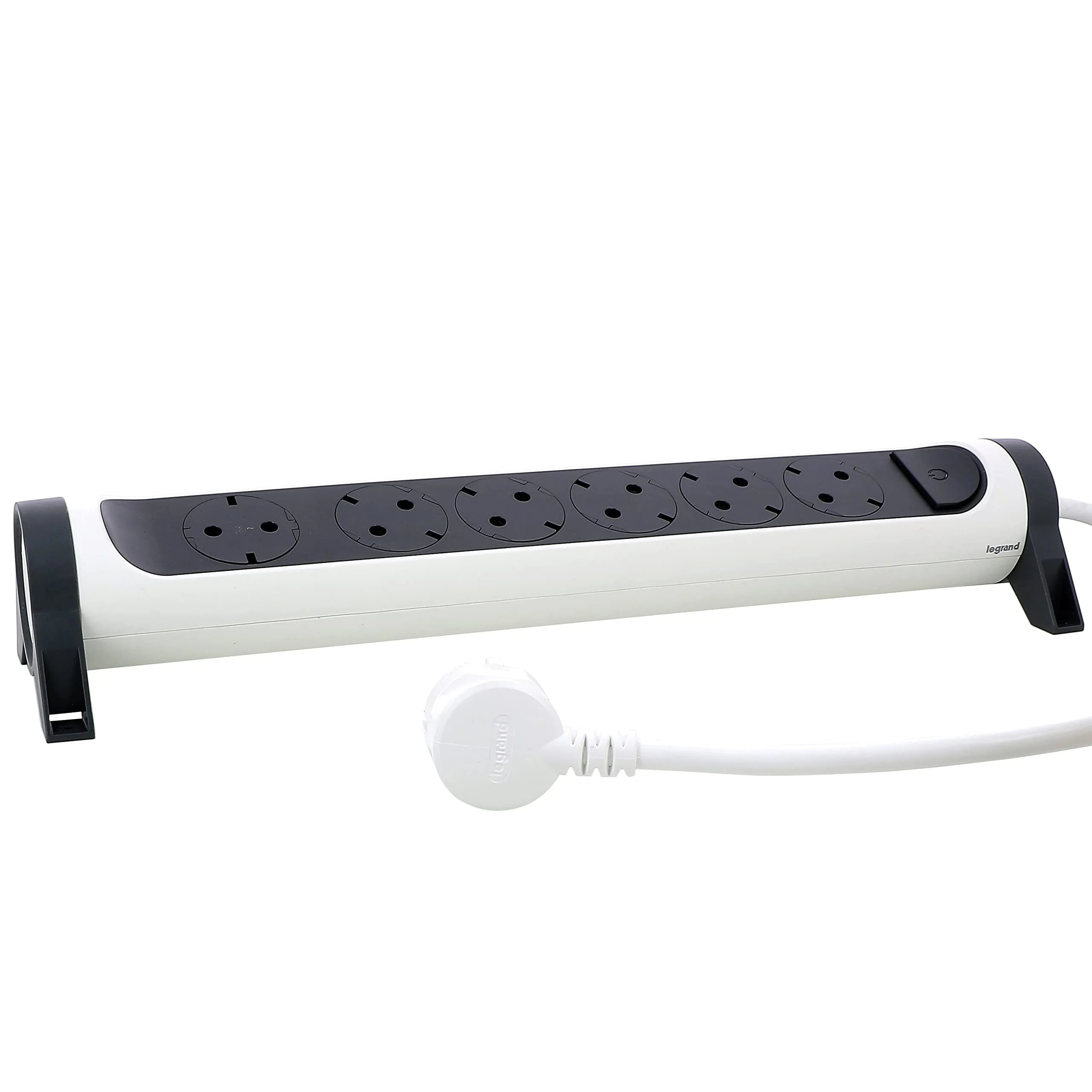 Legrand 694533 Grup Priz 6X2P+T Rotfıx1.5m B/n