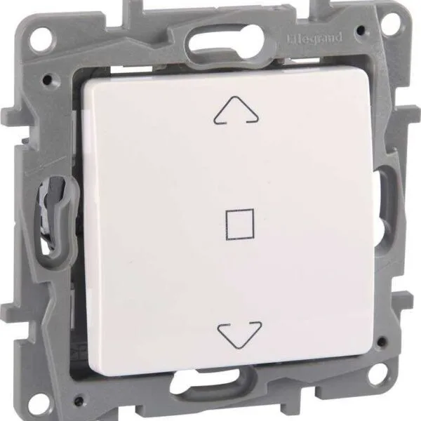 Legrand 767109 Salbei serisi beyaz Panjur / Stor anahtarı 10A