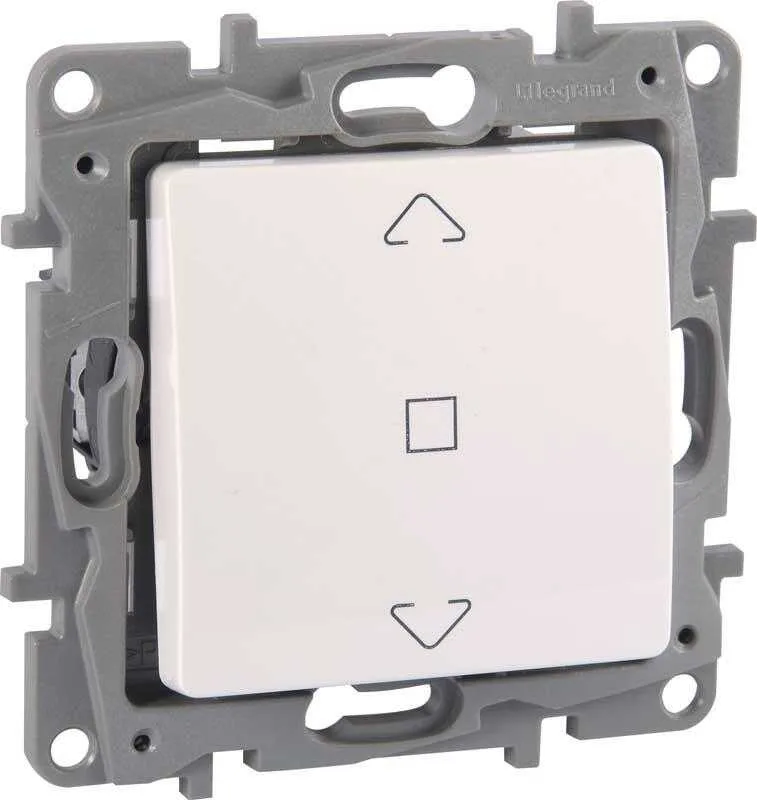 Legrand 767109 Salbei serisi beyaz Panjur / Stor anahtarı 10A