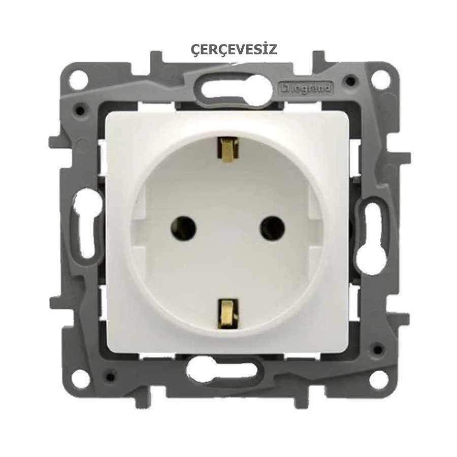 Legrand 767157 Salbei TV Priz, Yıldız, Beyaz