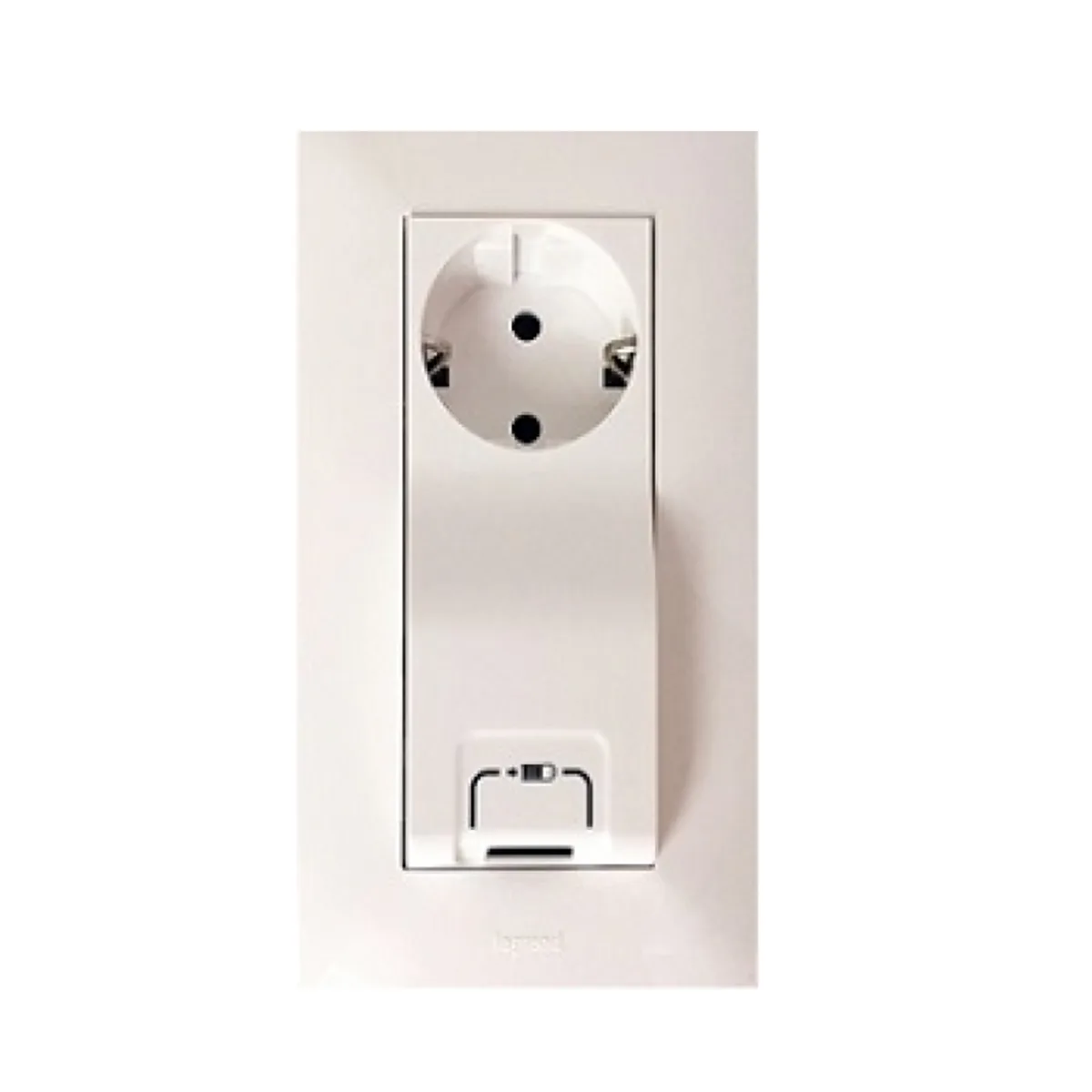 Legrand 767195 2P+T -1USB1/2FLUSH Beyaz