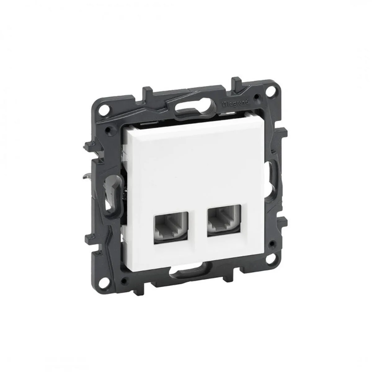 Legrand 768137 Raventi Beyaz RJ11 + RJ45 C6 UTP Priz