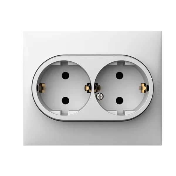 Legrand 768316 Raventi Ikılı Topr Priz,fume