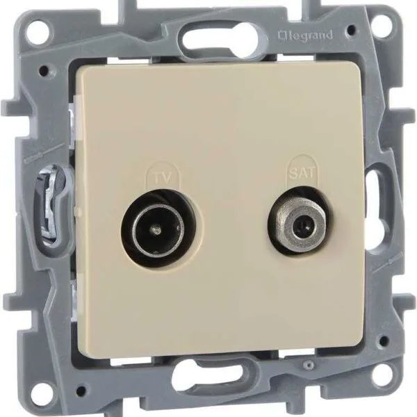 Legrand 768428 Raventi TV/sat Sonlu Krem