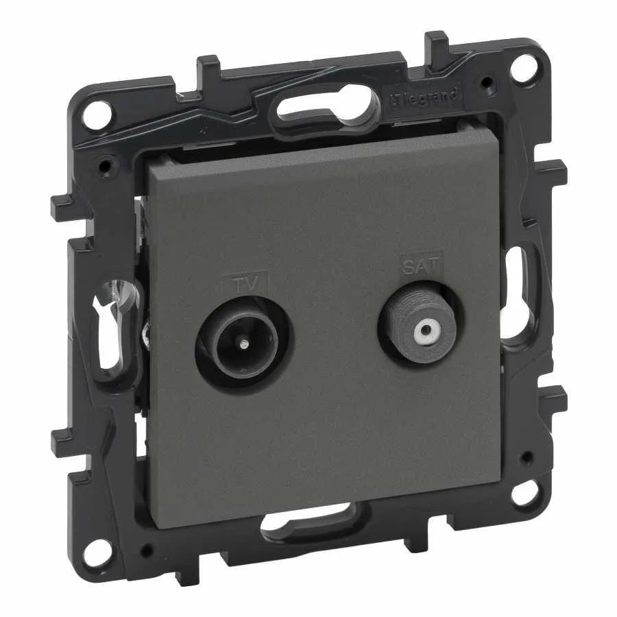 Legrand 768827 Raventi TV/sat Geçişli 14DB Tıtany
