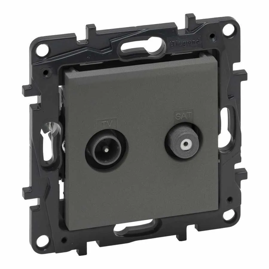 Legrand 768828 Raventi TV/sat Sonlu Tıtanyum