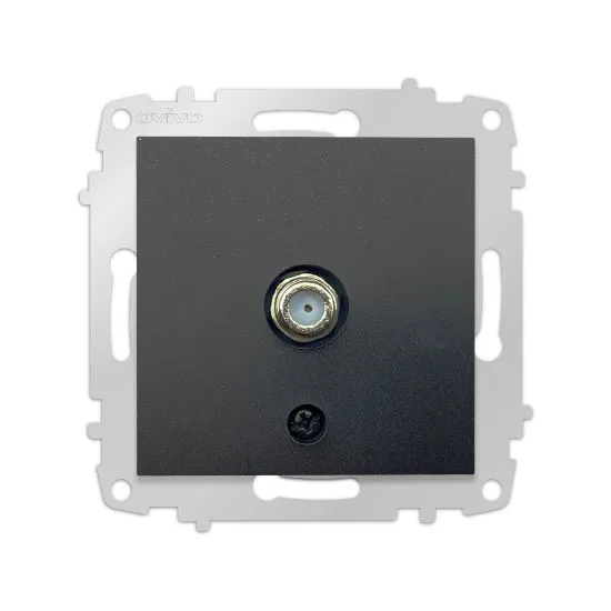 Legrand 770129 Valena -TV prizi Yıldız dağıtım için sonlu Alümiyum