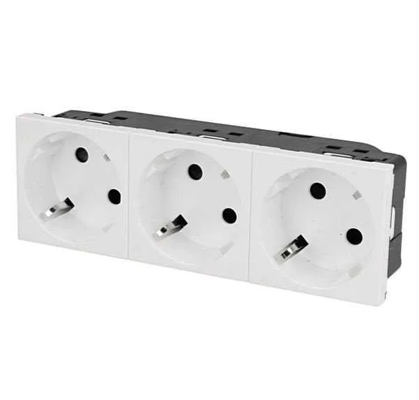 Legrand 770253 Valena Topraklı priz tuş kapağı alüminyum renk