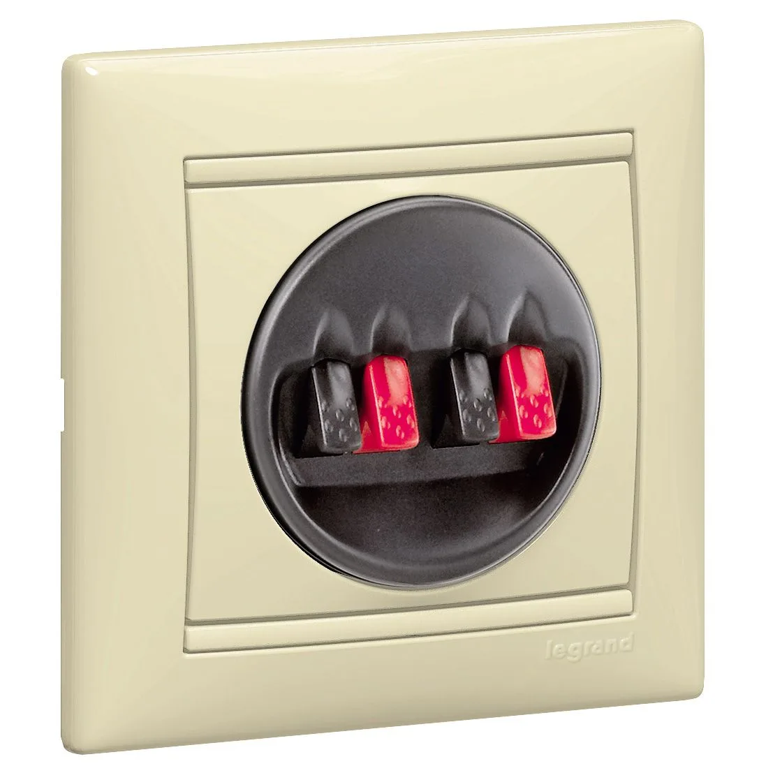Legrand 774324 Valena 2’LI Hoparlör Prizi Bej