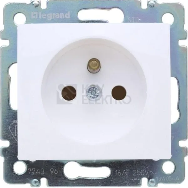 Legrand 774396 Valena Fransız standardı UPS priz Beyaz-10/16 A