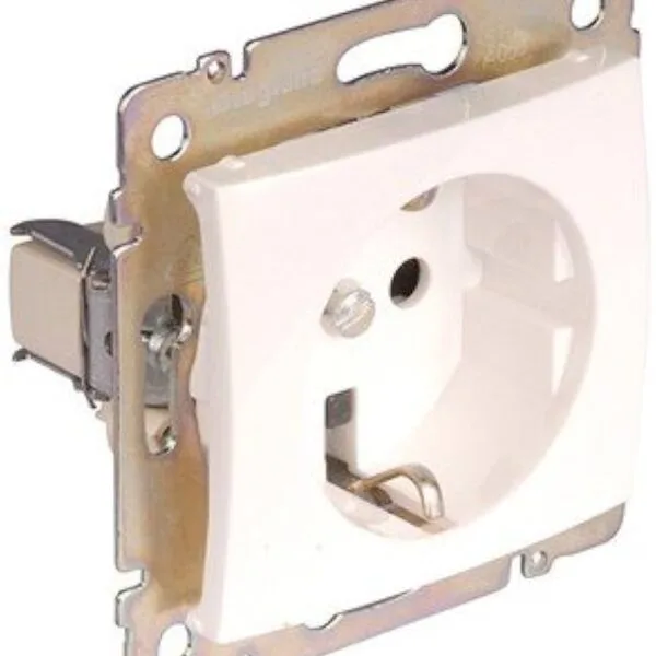 Legrand 774421 Valena Çocuk korumalı topraklı priz 10/16 A - 250V AC Beyaz