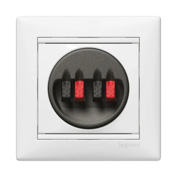 Legrand 774424 Valena 2’LI Hoparlör Prizi Beyaz