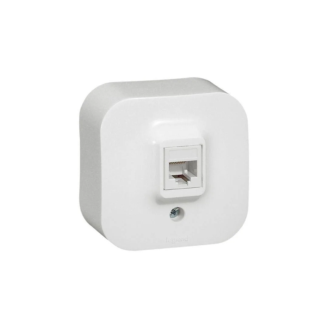 Legrand 782424 Forix IP21 serisi sıva üstü beyaz RJ45 cat5e utp data prizi