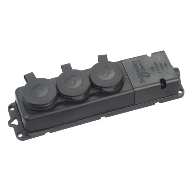 Schneider 3201-366-0301 Kauçuk Üçlü Grup Priz