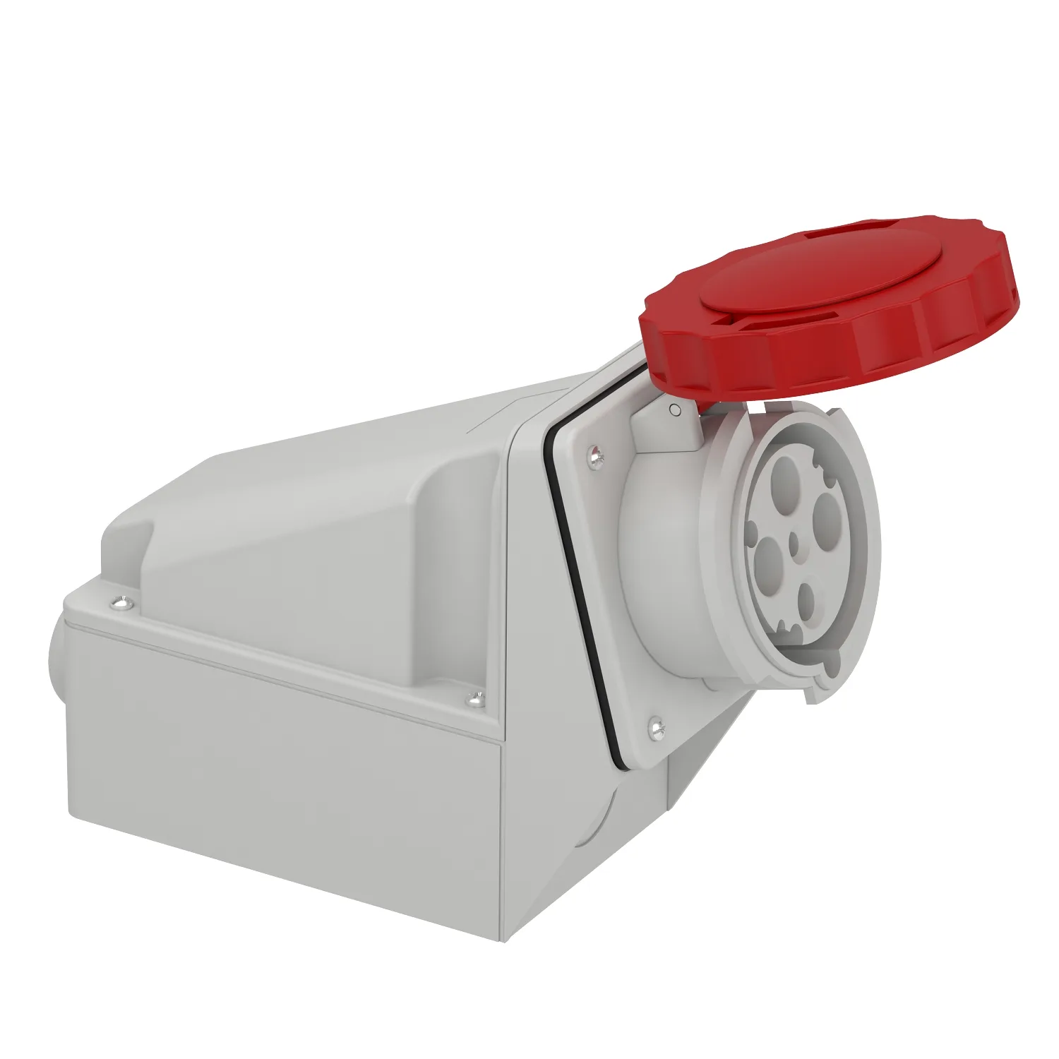 81182 - Main Schneider 81182 Pratika 4X63A 3P+E 380-415VAC IP67 Eğik Duvar Prizi