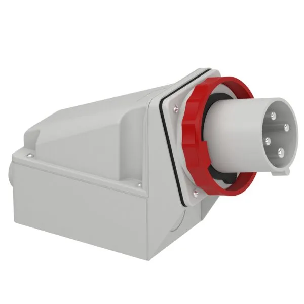 Schneider 81582 Pratika 4X63A 3P+E 380-415VAC IP67 Eğik Duvar Fişi