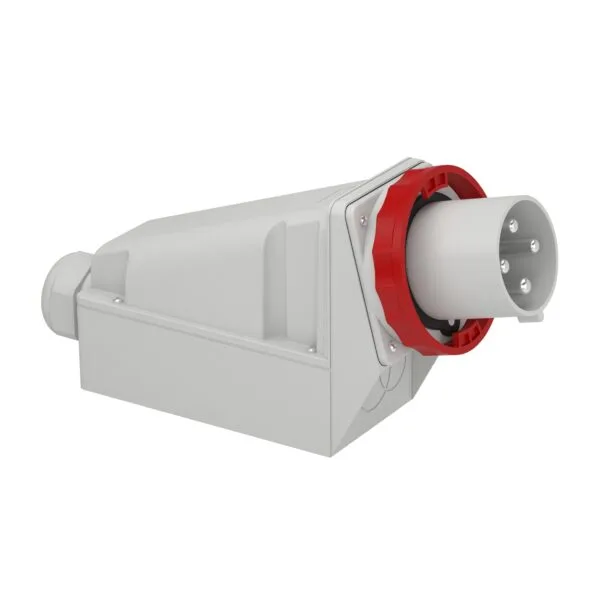 Schneider 81594 Pratika 4X125A 3P+E 380-415VAC IP67 Eğik Duvar Fişi