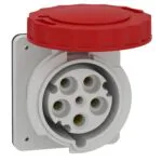 Schneider 81683 Pratika 5X63A 3P+N+E 380-415VAC IP67 Düz Makine Prizi