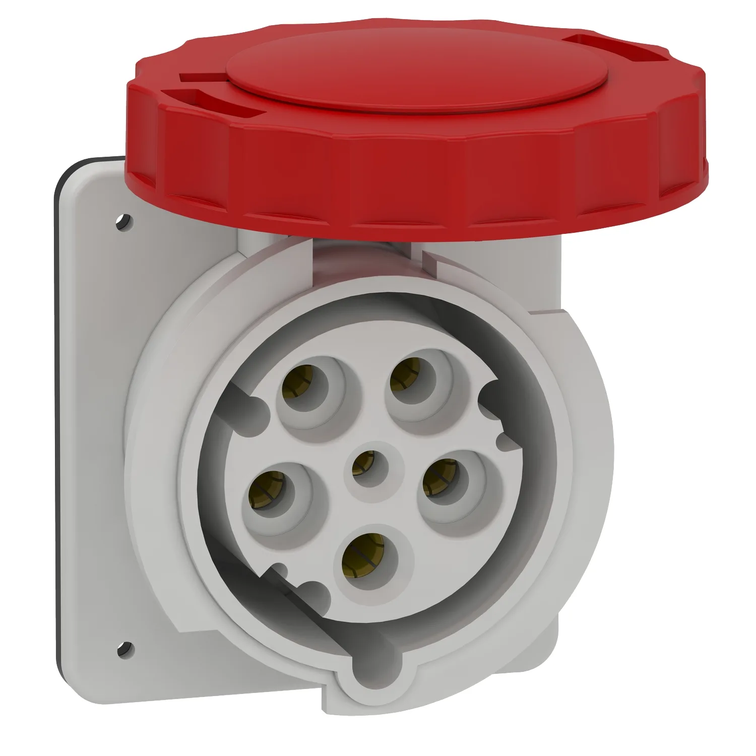 81683 - Main Schneider 81683 Pratika 5X63A 3P+N+E 380-415VAC IP67 Düz Makine Prizi